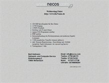 Tablet Screenshot of necos.net